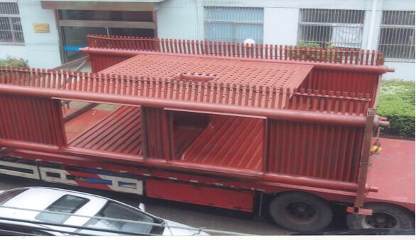 為無錫太湖鍋爐有限公司生產的垃圾鍋爐水冷壁燃燒風室